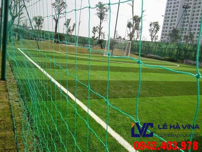 Lưới chắn sân bóng, Lưới sân bóng đá, Lê Hà Vina, Cách lắp đặt lưới, Lưới quây sân bóng