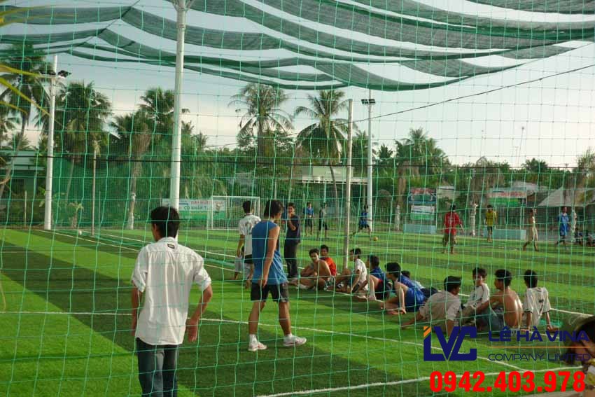 Lưới sân bóng đá, Lê Hà Vina, Cách lắp đặt lưới an toàn, Lưới rào sân bóng đá, Lưới quây sân bóng đá, 